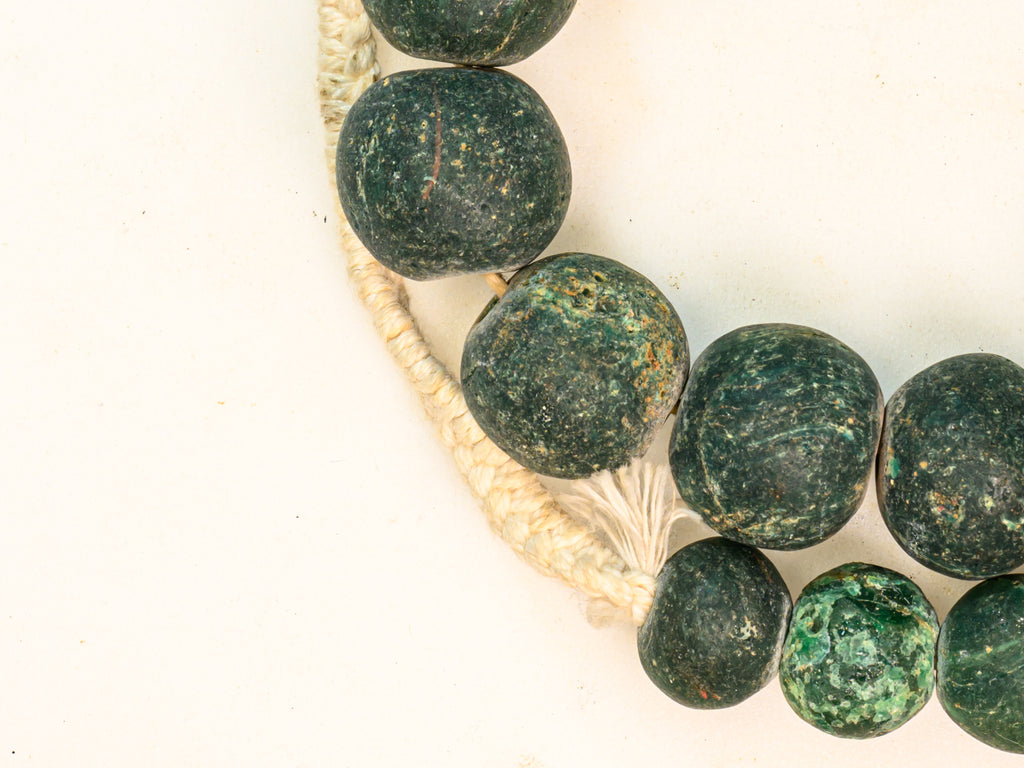 AIG100,100-299, Ancient Beads, Ancient Glass Bead, Ancient medieval bead, Byzantine glass bead, D'jenne Glass Bead, Excavated  Bead, Islamic Period bead, Islamic period glass bead