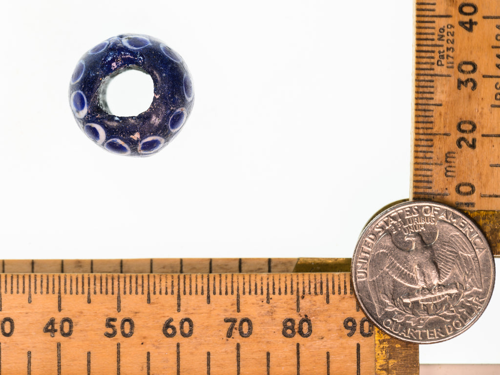 AIG100,100-299, Ancient Beads, Ancient Glass Bead, Ancient medieval bead, Byzantine glass bead, D'jenne Glass Bead, Excavated  Bead, Islamic Period bead, Islamic period glass bead