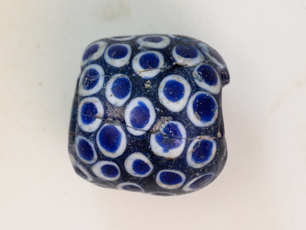 AIG100,100-299, Ancient Beads, Ancient Glass Bead, Ancient medieval bead, Byzantine glass bead, D'jenne Glass Bead, Excavated  Bead, Islamic Period bead, Islamic period glass bead