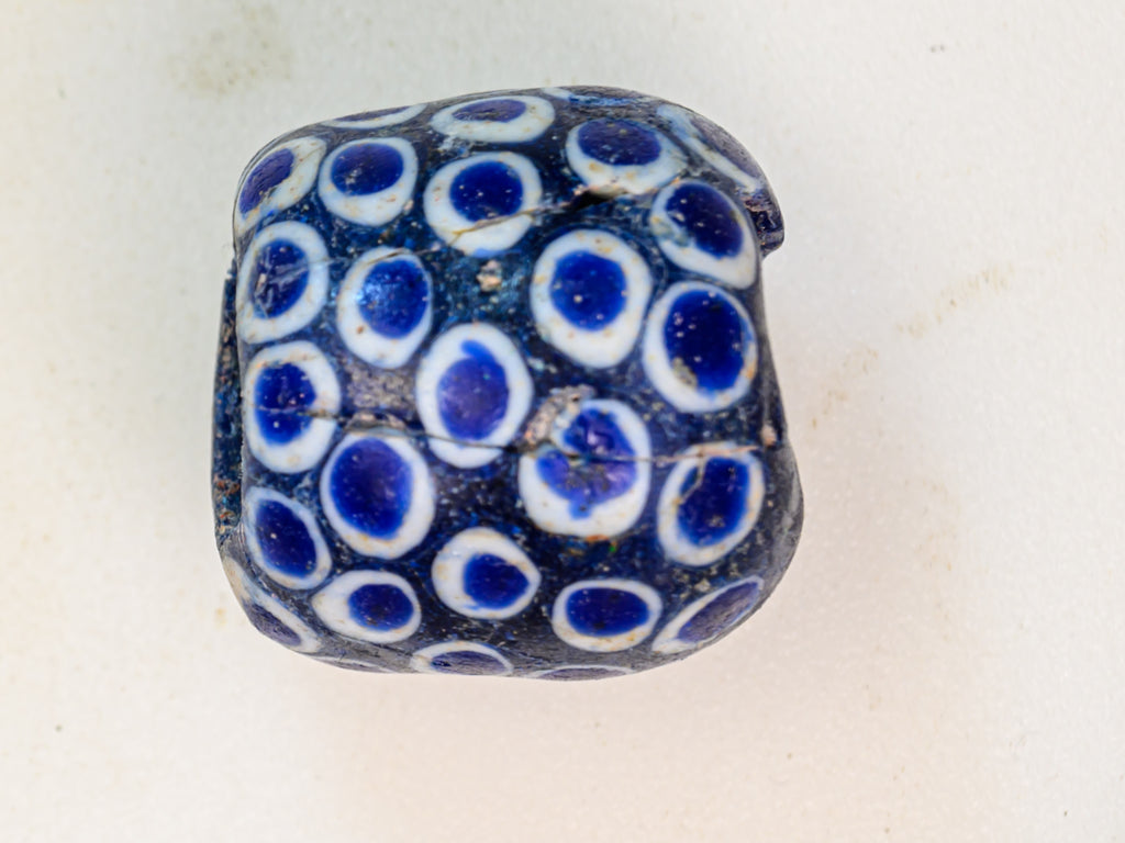 AIG100,100-299, Ancient Beads, Ancient Glass Bead, Ancient medieval bead, Byzantine glass bead, D'jenne Glass Bead, Excavated  Bead, Islamic Period bead, Islamic period glass bead