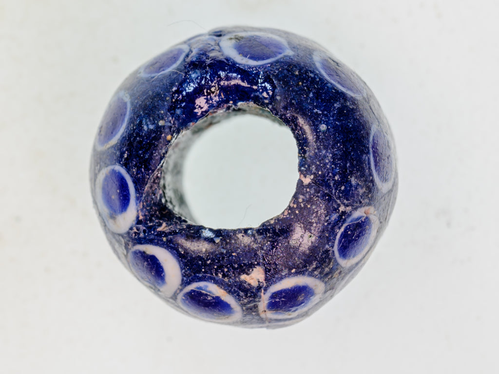 AIG100,100-299, Ancient Beads, Ancient Glass Bead, Ancient medieval bead, Byzantine glass bead, D'jenne Glass Bead, Excavated  Bead, Islamic Period bead, Islamic period glass bead