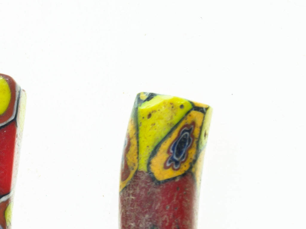 VAM550,African Trade Venetian, Antic Millefiori Bead, Antique Trade Beads, Collectible Bead, Collectible Beads, Elbow Bead, Elbow Millefiori, Elbow Venetian, Venetian Elbow Millefiori, Venetian Elbow Millefiori Bead
