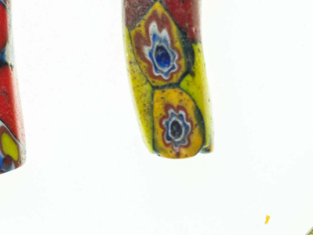 VAM550,African Trade Venetian, Antic Millefiori Bead, Antique Trade Beads, Collectible Bead, Collectible Beads, Elbow Bead, Elbow Millefiori, Elbow Venetian, Venetian Elbow Millefiori, Venetian Elbow Millefiori Bead