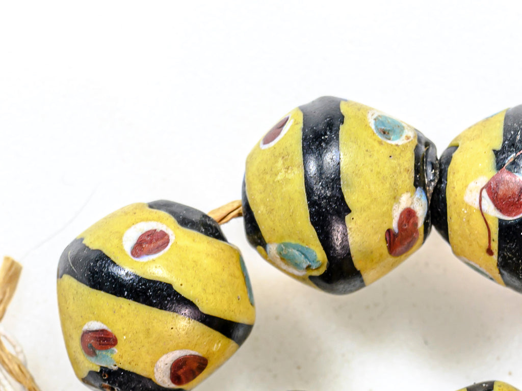VAT120,African Bicone glass venetian beadsTrade Beads, African Trade Venetian, Antique Trade Beads, Collectible Beads, Old Venetian Beads