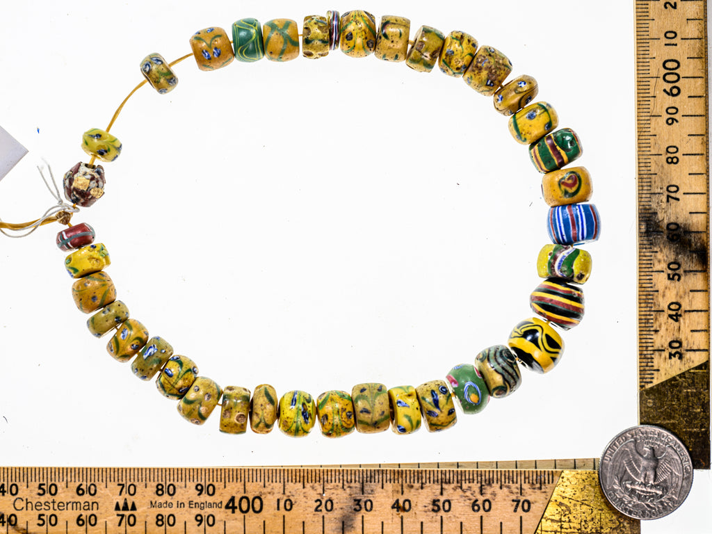 VAT001,African Trade beads, African Trade Venetian, antique african trade beads, Antique Trade Beads, Antique venetian beads, Collectible Bead, Collectible Beads, Old Venetian Beads