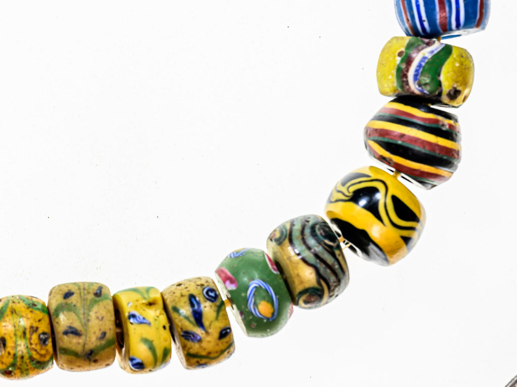 VAT001,African Trade beads, African Trade Venetian, antique african trade beads, Antique Trade Beads, Antique venetian beads, Collectible Bead, Collectible Beads, Old Venetian Beads