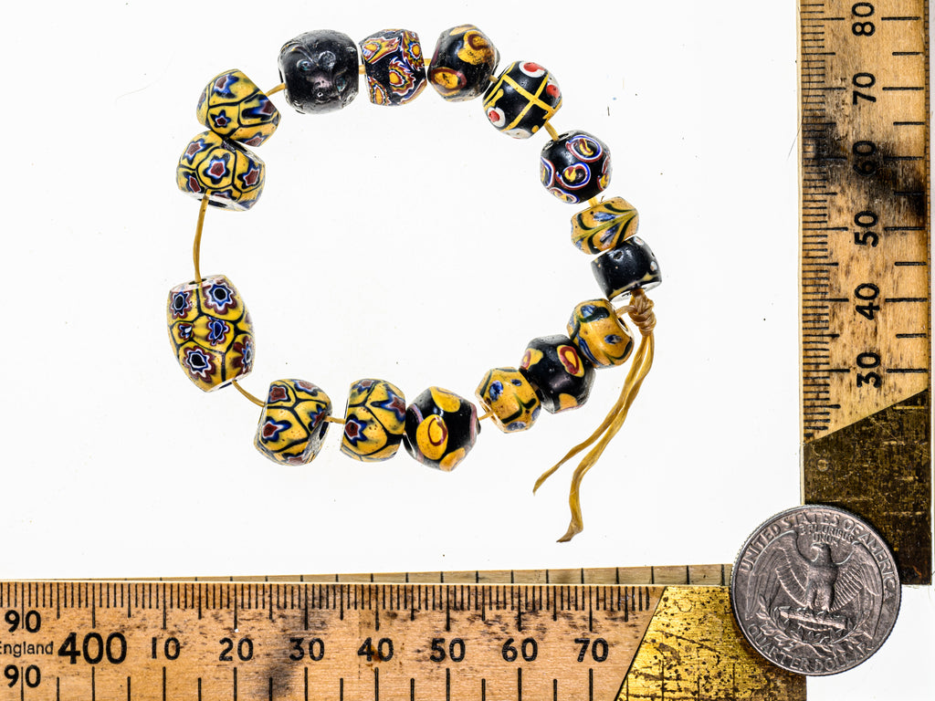 VAT001,African Trade beads, African Trade Venetian, antique african trade beads, Antique Trade Beads, Antique venetian beads, Collectible Bead, Collectible Beads, Old Venetian Beads