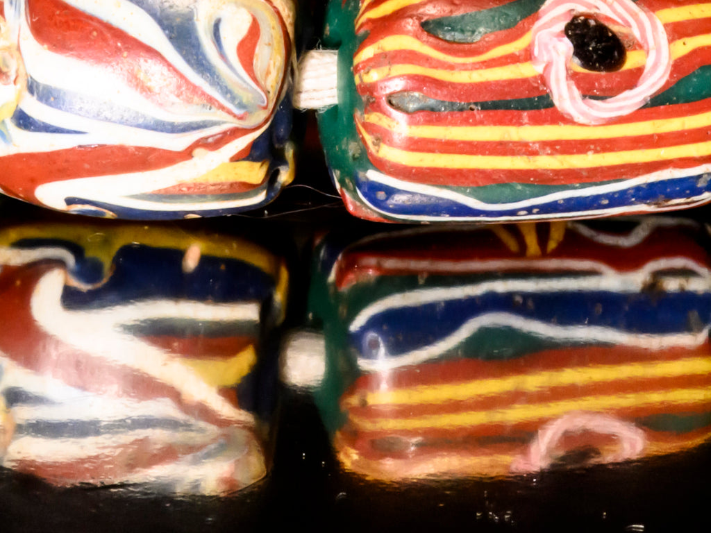 VAT001,African Trade beads, African Trade Venetian, antique african trade beads, Antique Trade Beads, Antique venetian beads, Collectible Bead, Collectible Beads, Old Venetian Beads
