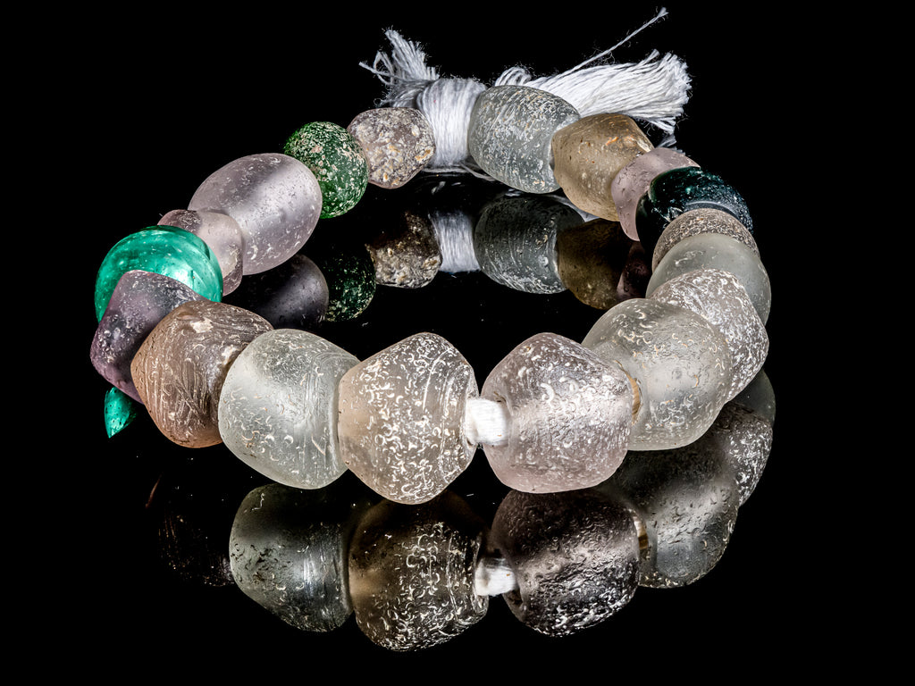 A Short Strand of Dutch Dogon Antique European African Trade Beads
