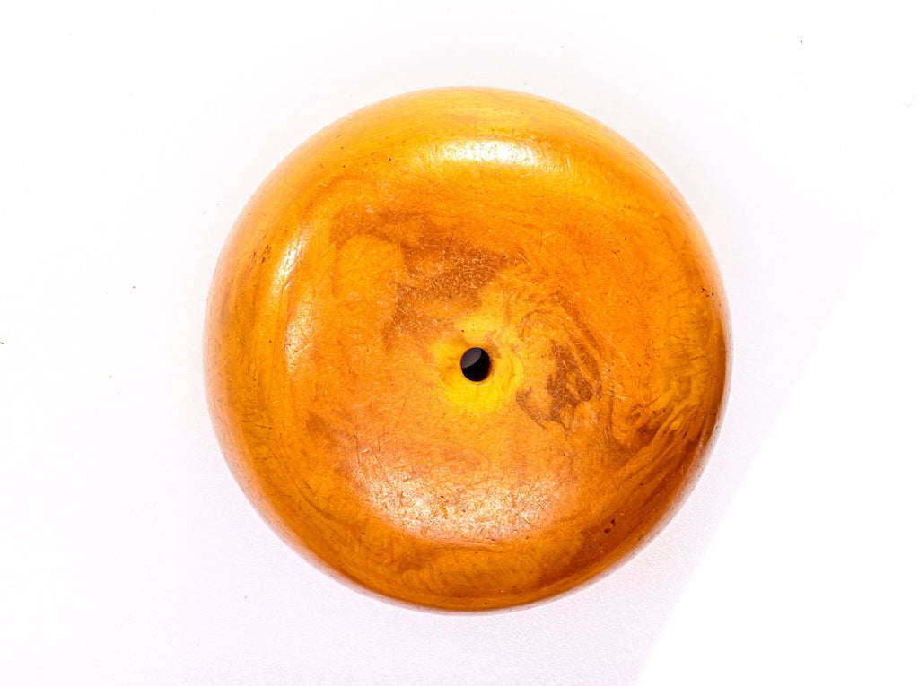 A Very Large "African Amber" Phenolic Resin Bead from Morocco