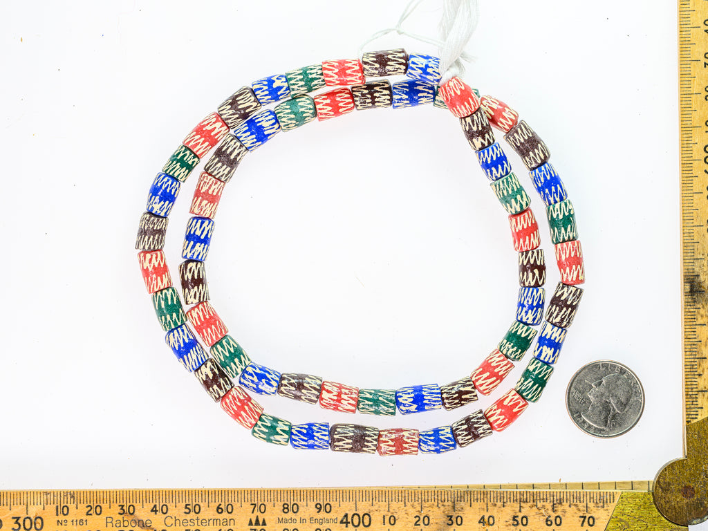 Recycled Glass Beads from Ghana M00346