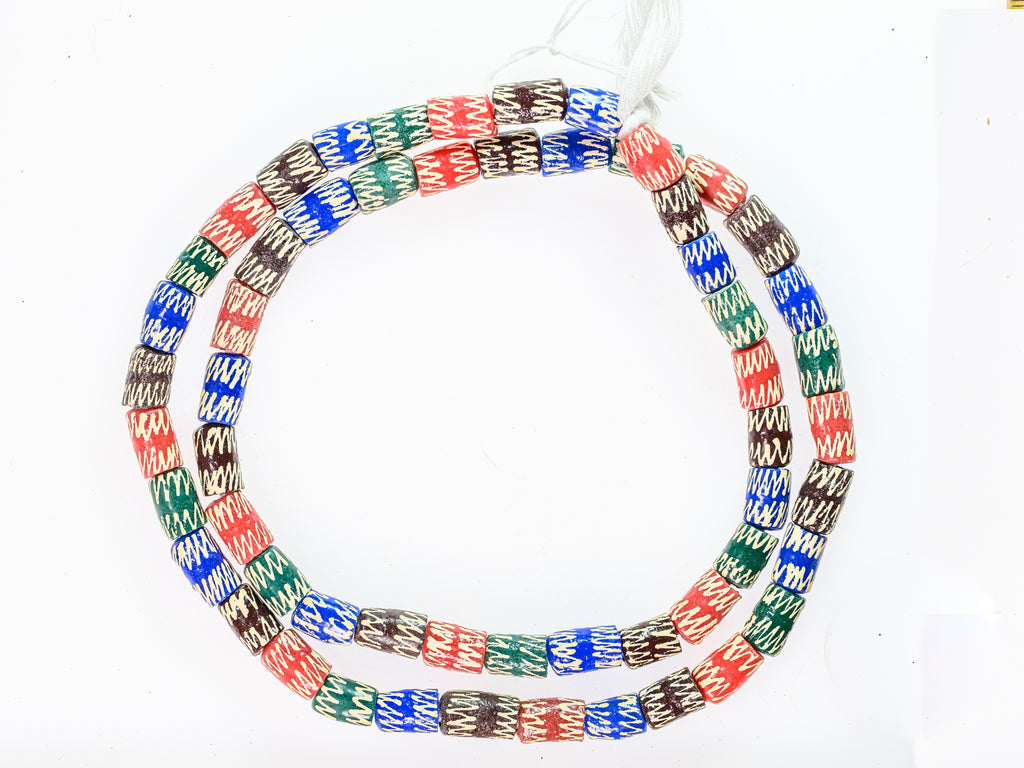 Recycled Glass Beads from Ghana M00346