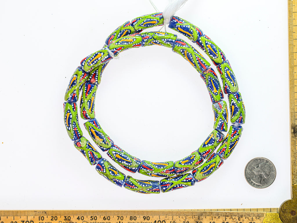 Recycled Glass Beads from Ghana M00359