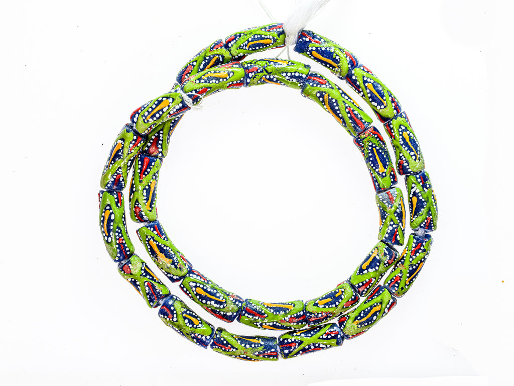 Recycled Glass Beads from Ghana M00359
