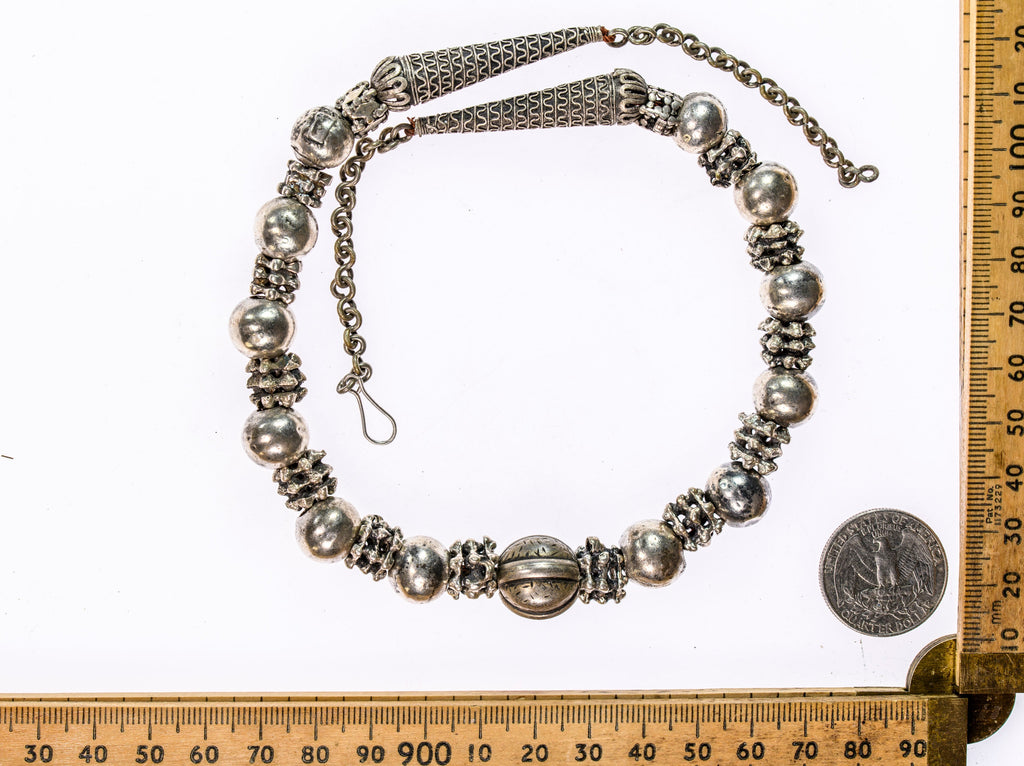 Antique Yemeni Silver Wearable Ethnic Necklace