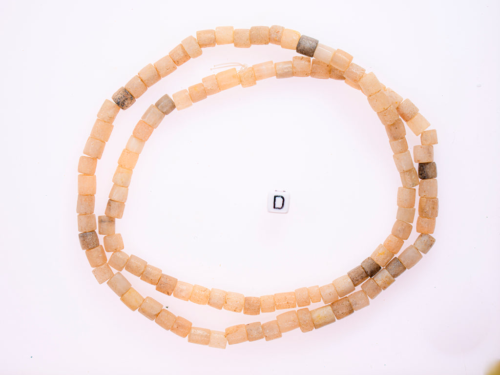 Ancient Neolithic Matched Short Tube Quartz Beads from Sahara