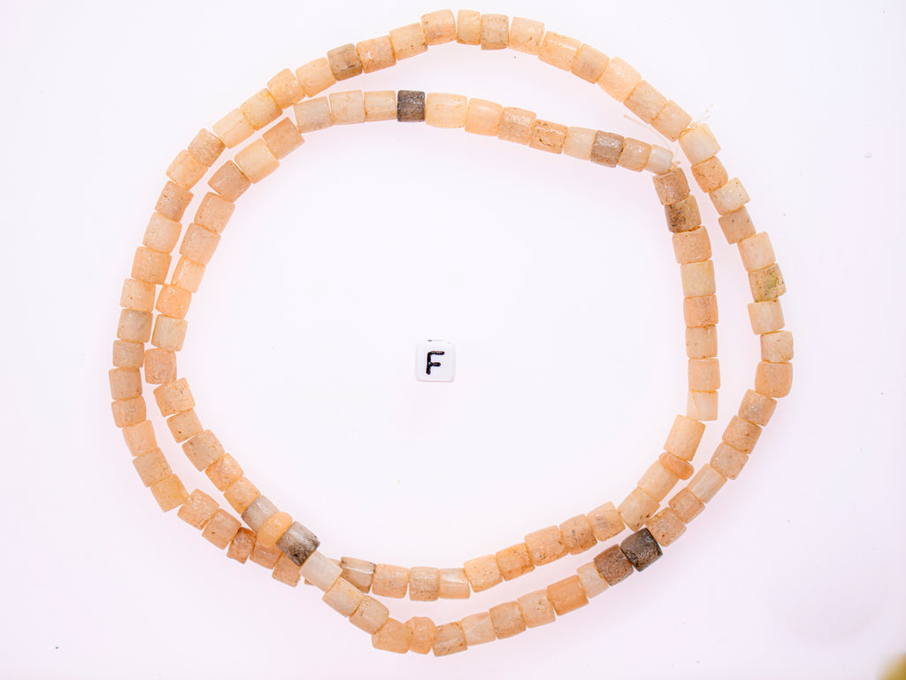Ancient Neolithic Matched Short Tube Quartz Beads from Sahara