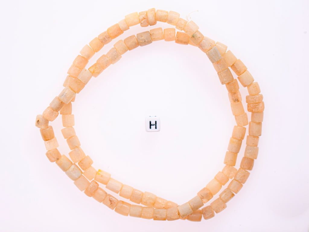 Ancient Neolithic Matched Short Tube Quartz Beads from Sahara