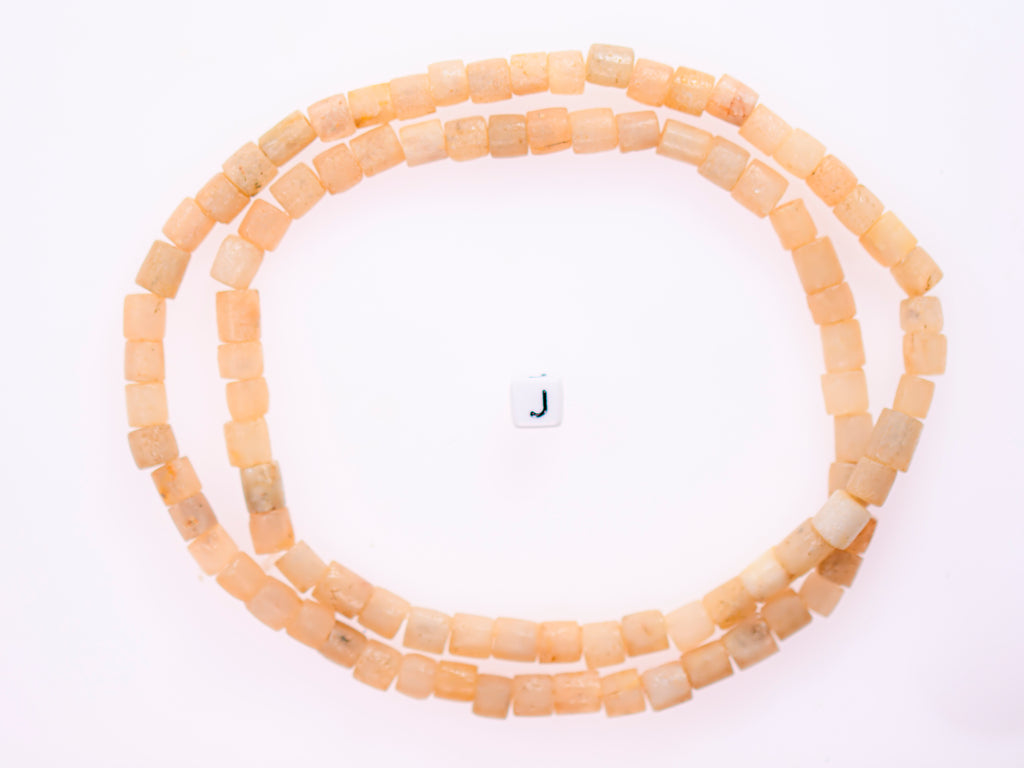 Ancient Neolithic Matched Short Tube Quartz Beads from Sahara