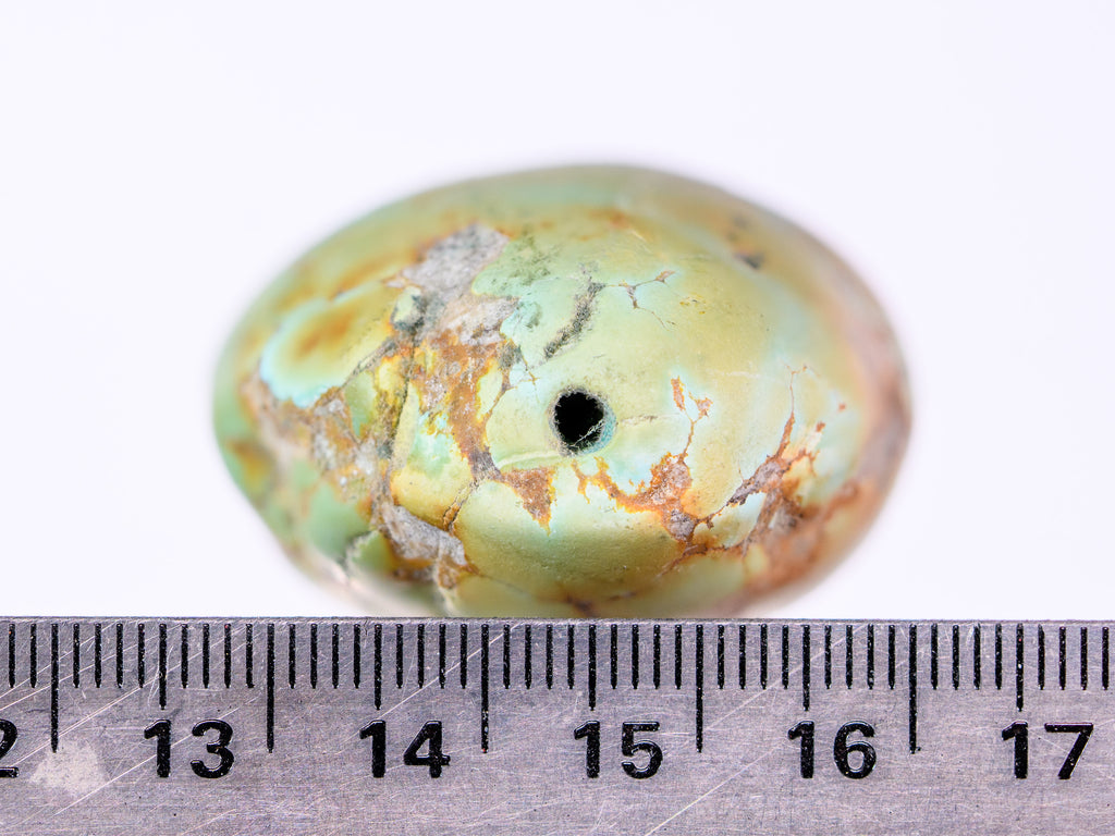 Tibetan Yellow Turquoise Bead 250ct, Focal bead, Pendant bead