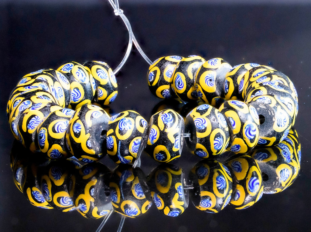 A Strand of Antique Rare Venetian Millefiori Trade Beads
