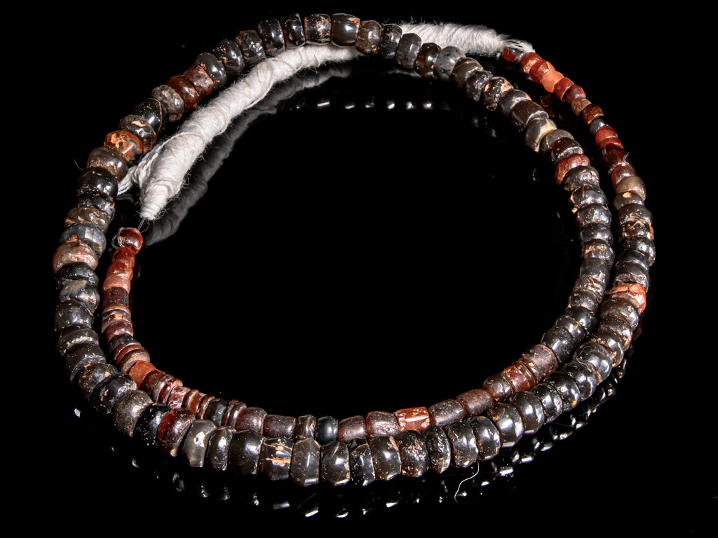 Ancient Rare Dark Agate Beads from Sahara
