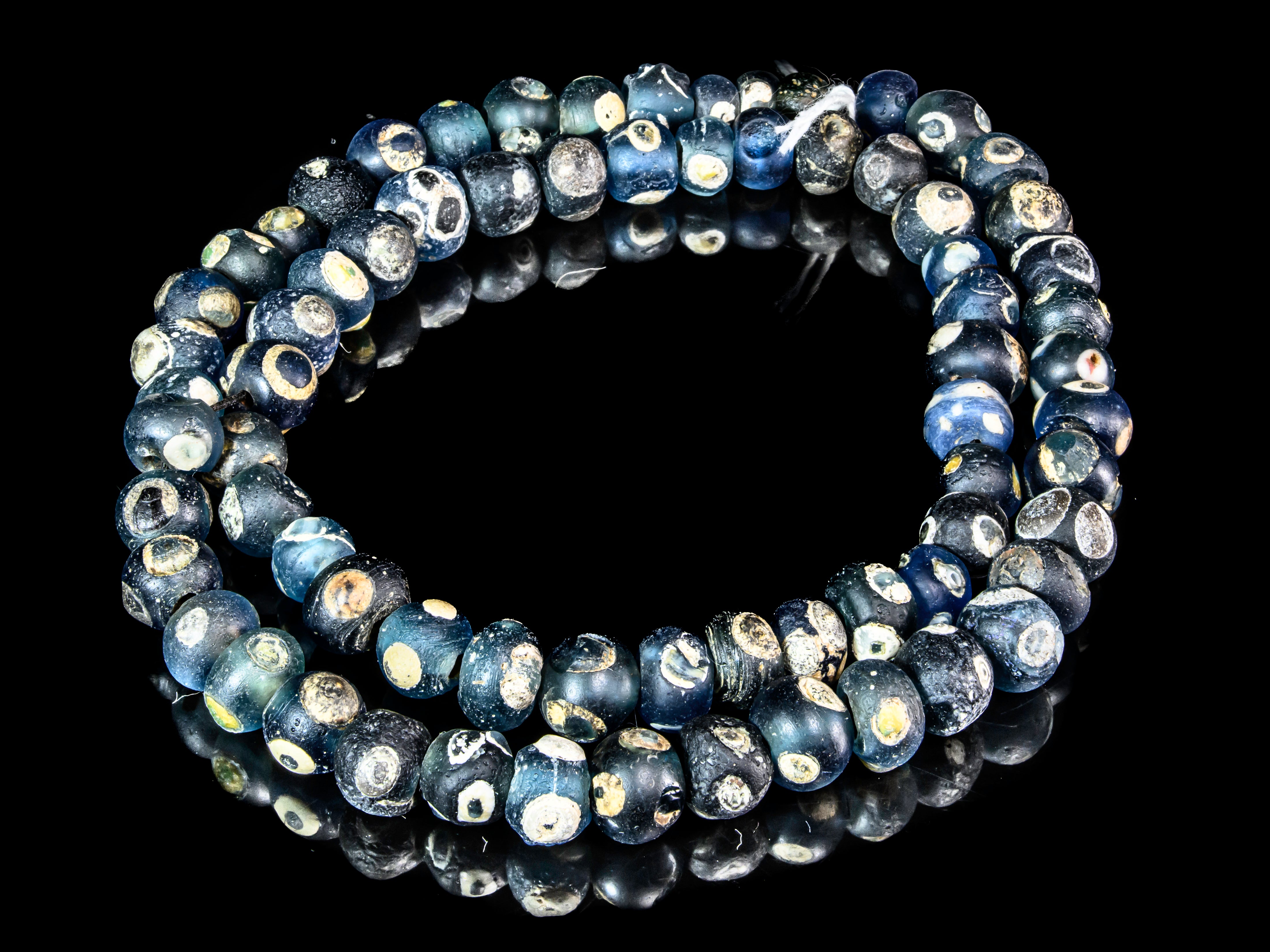 Ancient Medieval Byzantine Islamic Period Evil Eye Glass Beads