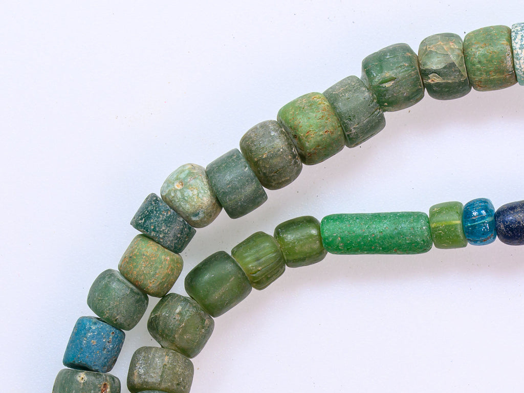 AIG100,100-299, Ancient Beads, Ancient Glass Bead, Ancient medieval bead, Byzantine glass bead, D'jenne Glass Bead, Excavated  Bead, Islamic Period bead, Islamic period glass bead