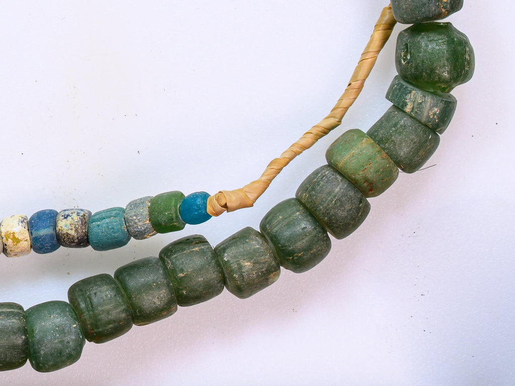 AIG100,100-299, Ancient Beads, Ancient Glass Bead, Ancient medieval bead, Byzantine glass bead, D'jenne Glass Bead, Excavated  Bead, Islamic Period bead, Islamic period glass bead