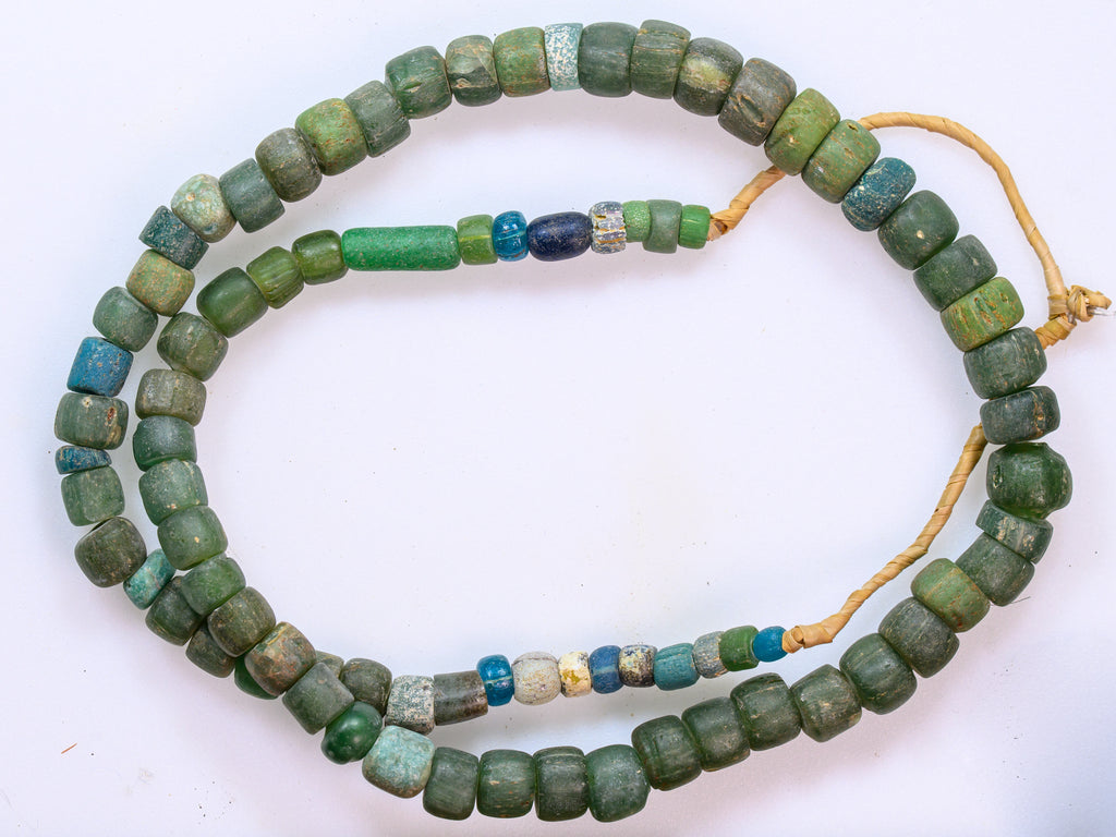 AIG100,100-299, Ancient Beads, Ancient Glass Bead, Ancient medieval bead, Byzantine glass bead, D'jenne Glass Bead, Excavated  Bead, Islamic Period bead, Islamic period glass bead