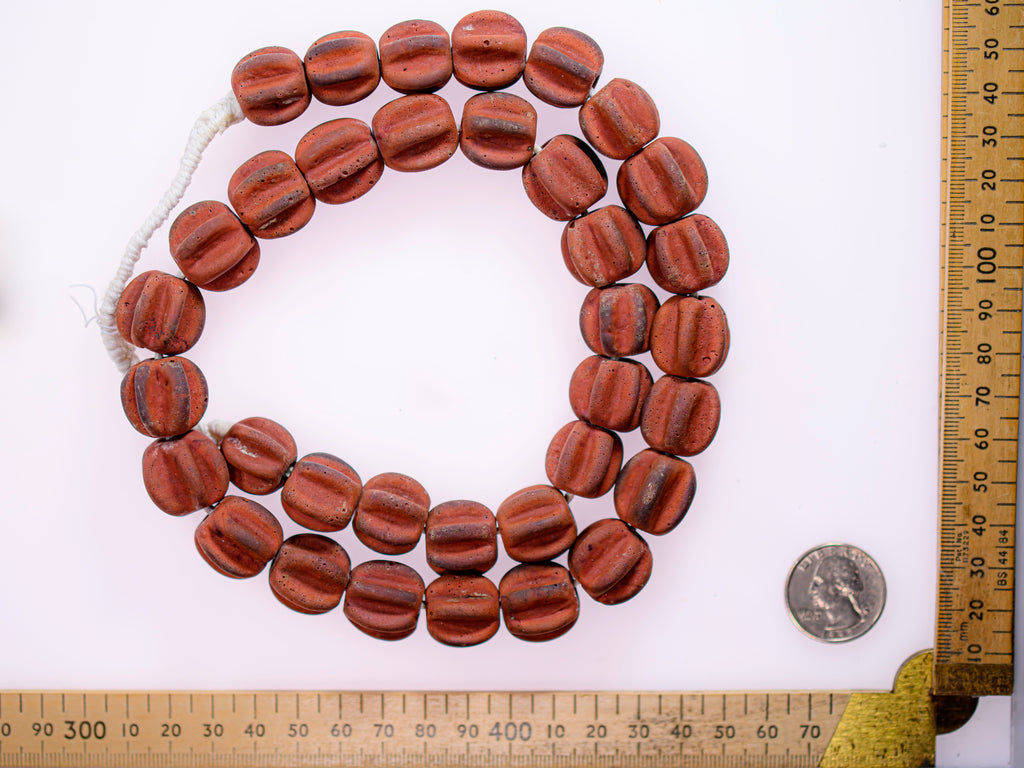 Ancient Glass Bead, ancient JATIM bead, Excavated  Bead, JATIM glass bead, Java ancient bead, Majapahit Beads