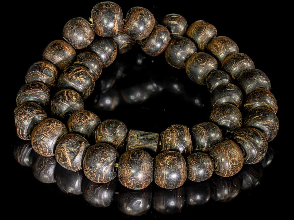 BLC300,Antique Bead, Antique Coral, Antique Coral Beads, Black, Black Coral, Collectible Bead, Collectible Beads, Coral From Yemen, Genuine Coral Beads, Red Sea Coral