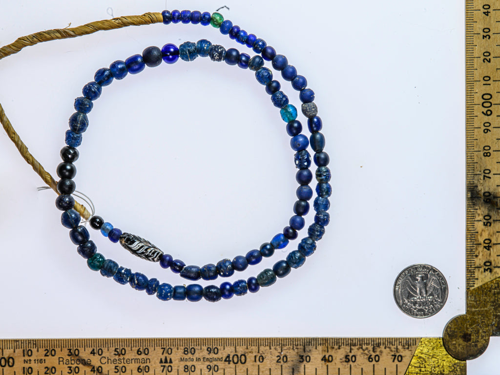 African Trade Venetian, ancient beads, antique beads, Antique Trade Beads, Collectible Beads, Teal, vintage beads