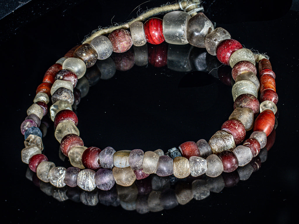 AEU100,African Trade Venetian, ancient beads, antique beads, Antique Trade Beads, Collectible Beads, Teal, vintage beads