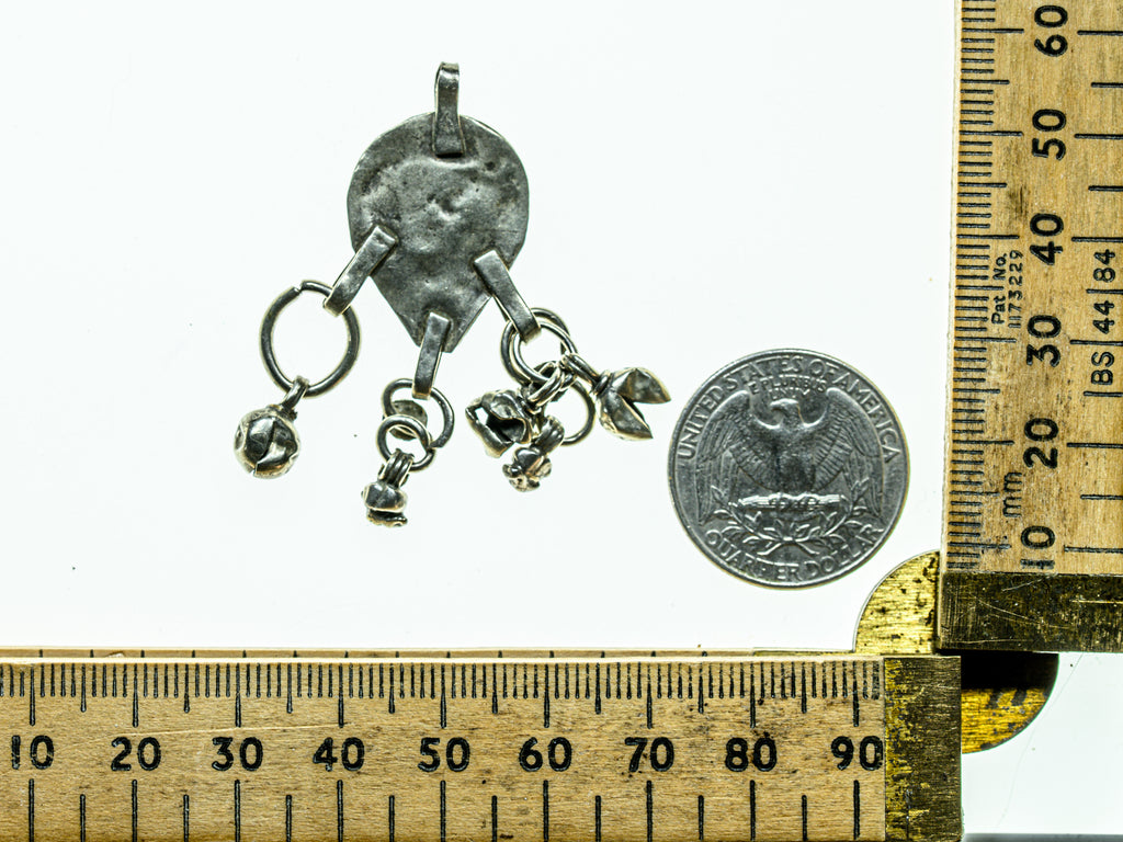 YMS400,Antique Silver Pendant, Bedouin Beads, Bedouin Silver, Collectible Beads, Ethic Adornment, Ethnic Silver, Yemeni Pendant, Yemeni Silver Pendant