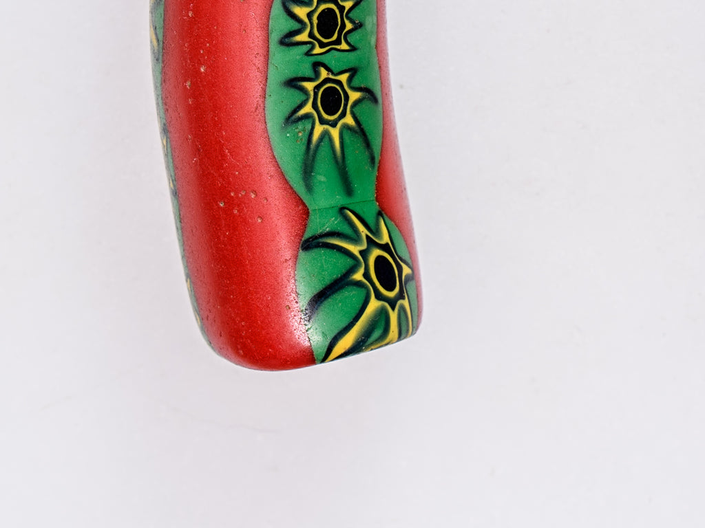 VAM550,African Trade Venetian, Antic Millefiori Bead, Antique Trade Beads, Collectible Bead, Collectible Beads, Elbow Bead, Elbow Millefiori, Elbow Venetian, Venetian Elbow Millefiori, Venetian Elbow Millefiori Bead