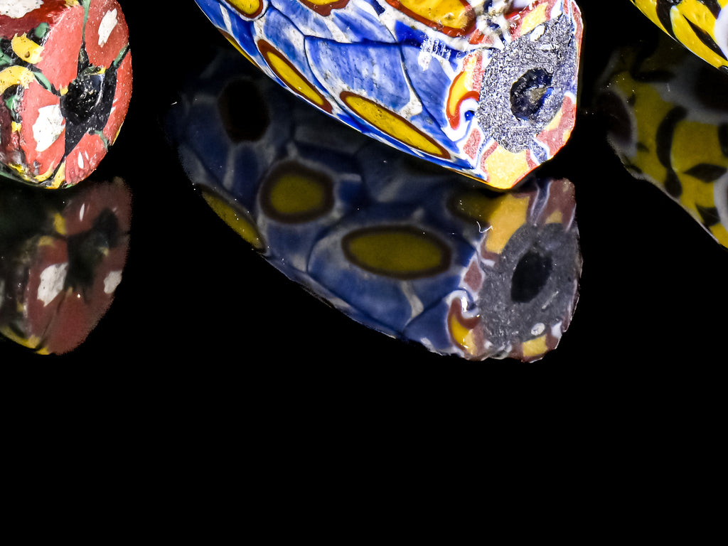 VAM550,African Trade Venetian, Antic Millefiori Bead, Antique Trade Beads, Collectible Bead, Collectible Beads, Elbow Bead, Elbow Millefiori, Elbow Venetian, Venetian Elbow Millefiori, Venetian Elbow Millefiori Bead