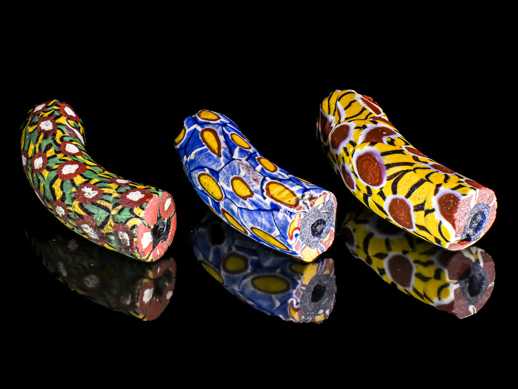 VAM550,African Trade Venetian, Antic Millefiori Bead, Antique Trade Beads, Collectible Bead, Collectible Beads, Elbow Bead, Elbow Millefiori, Elbow Venetian, Venetian Elbow Millefiori, Venetian Elbow Millefiori Bead