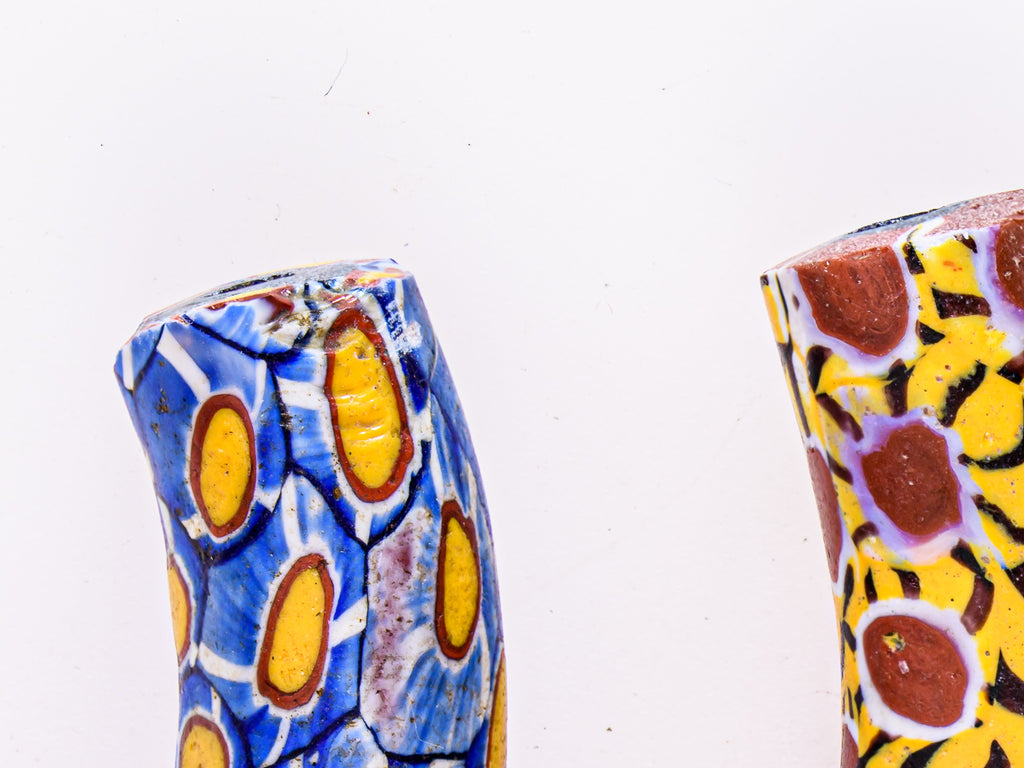 VAM550,African Trade Venetian, Antic Millefiori Bead, Antique Trade Beads, Collectible Bead, Collectible Beads, Elbow Bead, Elbow Millefiori, Elbow Venetian, Venetian Elbow Millefiori, Venetian Elbow Millefiori Bead