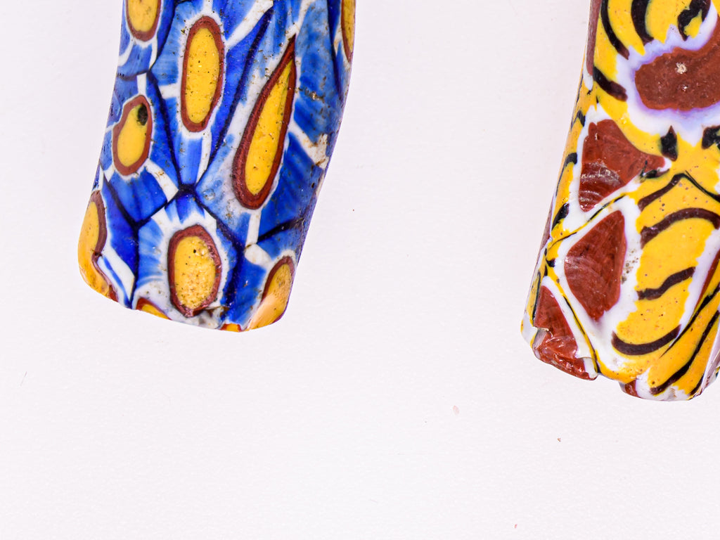 VAM550,African Trade Venetian, Antic Millefiori Bead, Antique Trade Beads, Collectible Bead, Collectible Beads, Elbow Bead, Elbow Millefiori, Elbow Venetian, Venetian Elbow Millefiori, Venetian Elbow Millefiori Bead