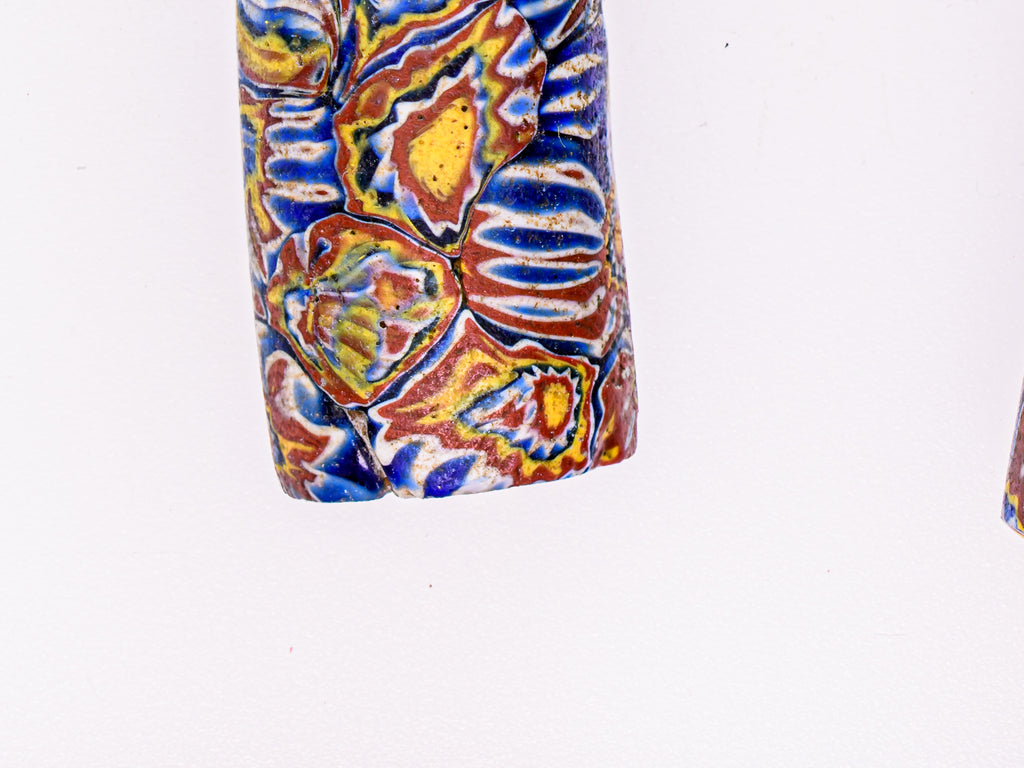 VAM550,African Trade Venetian, Antic Millefiori Bead, Antique Trade Beads, Collectible Bead, Collectible Beads, Elbow Bead, Elbow Millefiori, Elbow Venetian, Venetian Elbow Millefiori, Venetian Elbow Millefiori Bead