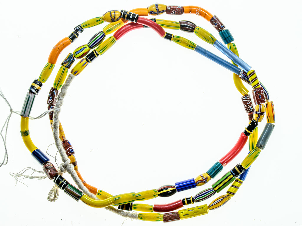 VAM550,African Trade Venetian, Antic Millefiori Bead, Antique Trade Beads, Collectible Bead, Collectible Beads, Elbow Bead, Elbow Millefiori, Elbow Venetian, Venetian Elbow Millefiori, Venetian Elbow Millefiori Bead