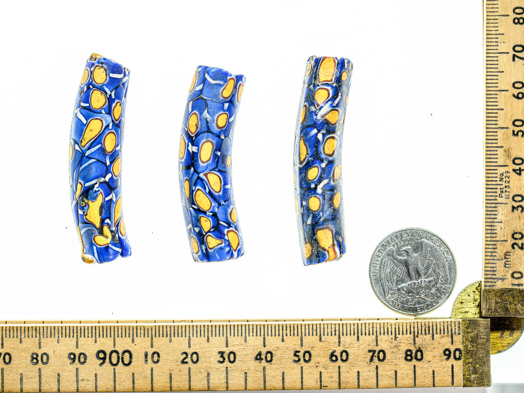 VAM550,African Trade Venetian, Antic Millefiori Bead, Antique Trade Beads, Collectible Bead, Collectible Beads, Elbow Bead, Elbow Millefiori, Elbow Venetian, Venetian Elbow Millefiori, Venetian Elbow Millefiori Bead