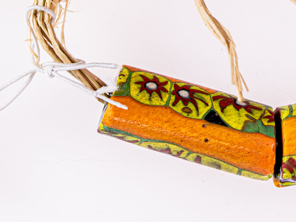 VAM500,African trade millefiori, African Trade Venetian, Antic Millefiori Bead, Antique Trade Beads, Collectible Bead, Collectible Beads, Elbow Bead, Elbow Venetian, venetian millefiori, venetian millefiori beads