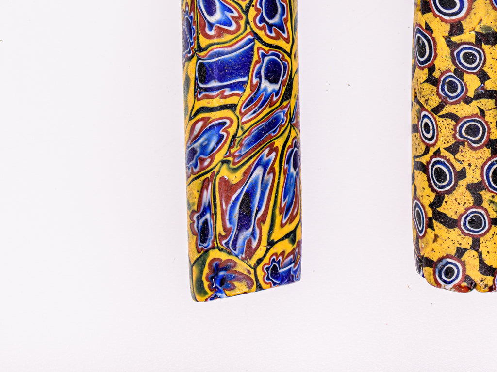 VAM500,African trade millefiori, African Trade Venetian, Antic Millefiori Bead, Antique Trade Beads, Collectible Bead, Collectible Beads, Elbow Bead, Elbow Venetian, venetian millefiori, venetian millefiori beads