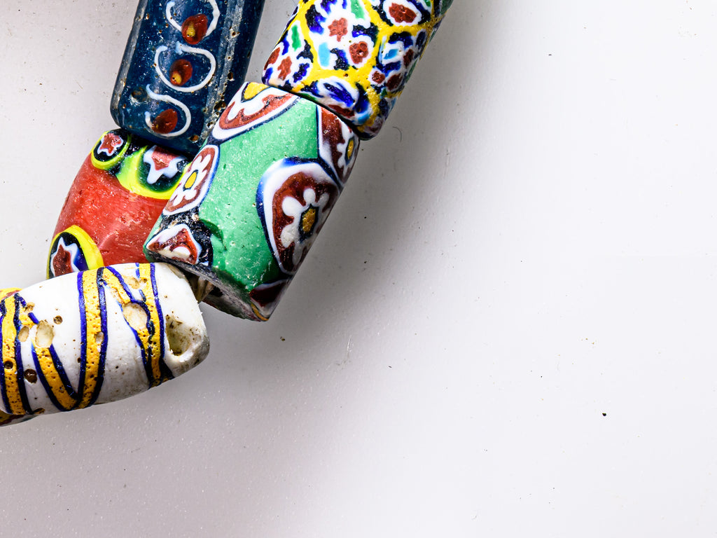 VAM500,African trade millefiori, African Trade Venetian, Antic Millefiori Bead, Antique Trade Beads, Collectible Bead, Collectible Beads, Elbow Bead, Elbow Venetian, venetian millefiori, venetian millefiori beads
