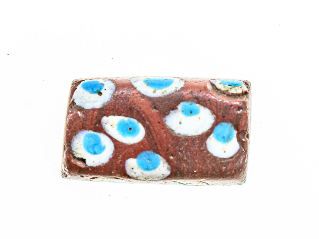 VAM500,African trade millefiori, African Trade Venetian, Antic Millefiori Bead, Antique Trade Beads, Collectible Bead, Collectible Beads, Elbow Bead, Elbow Venetian, venetian millefiori, venetian millefiori beads