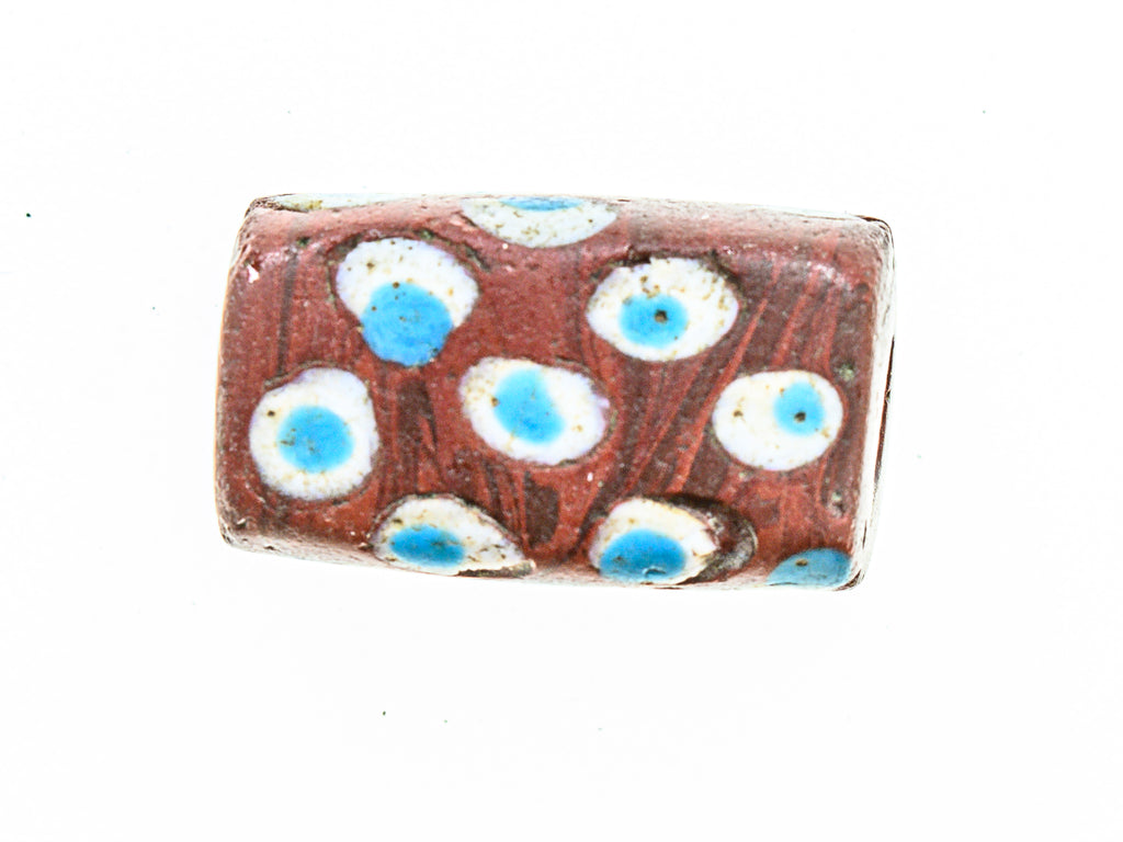 VAM500,African trade millefiori, African Trade Venetian, Antic Millefiori Bead, Antique Trade Beads, Collectible Bead, Collectible Beads, Elbow Bead, Elbow Venetian, venetian millefiori, venetian millefiori beads