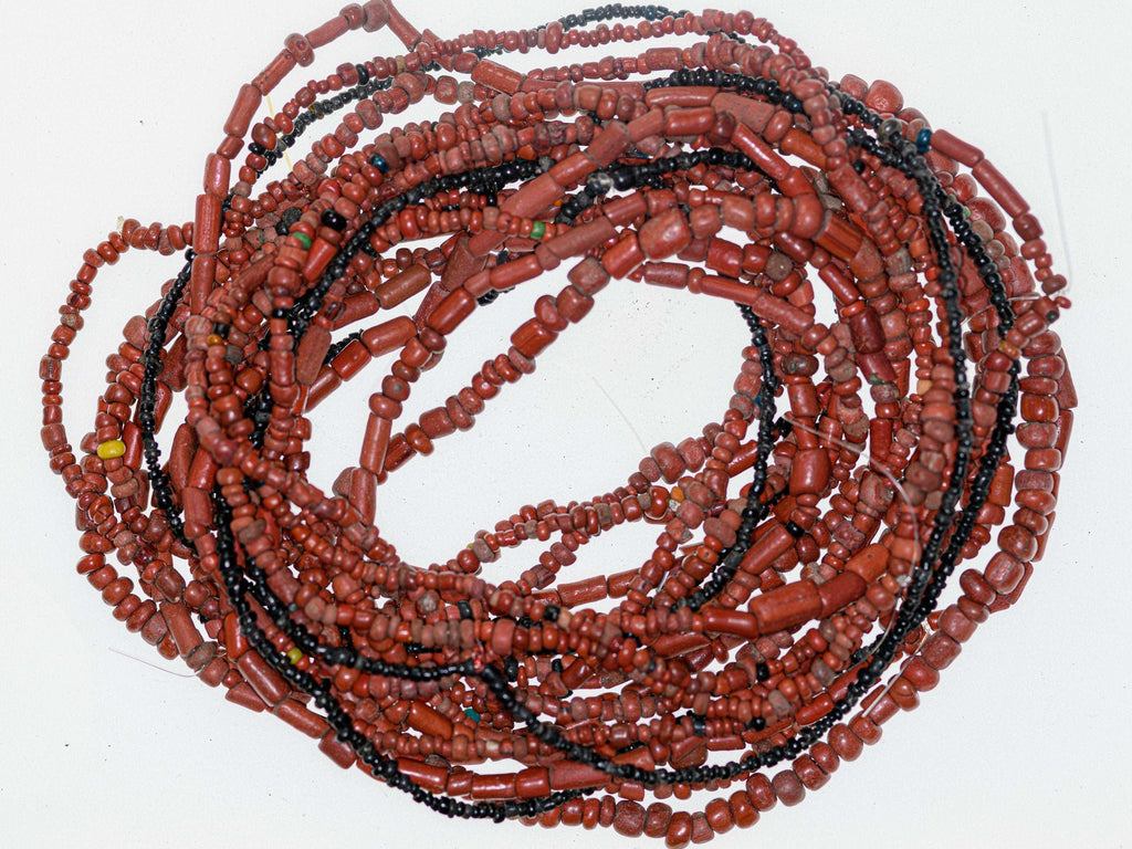 Brick Red Ancient Excavated Indo-Pacific Beads