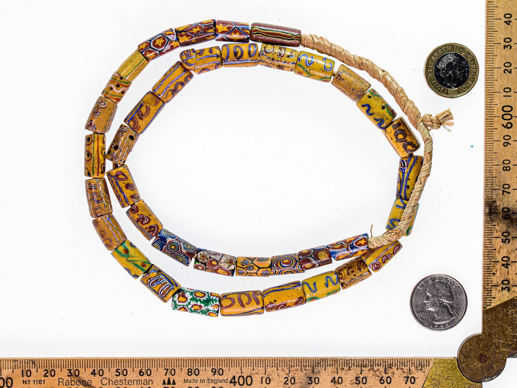 Antique Venetian African Trade Beads, Full Strand  VBP212